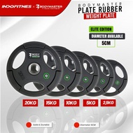 Bodymaster 2.5Kg 5Kg 10Kg 15Kg 20Kg Plate Rubber Elite Bm-A118 Barbell Rubber Weight Dumbell