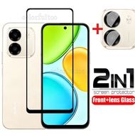 2in1 For Honor X6E X6D X6C X6B X6A X6 E D C B A HonorX6e 9H Full Cover Glue Tempered Glass Protectiv