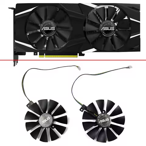 Cooling Fan For ASUS GeForce RTX2080 RTX2070 RTX2060 GAMING DUAL Advanced Dual Fan Graphics Card Coo