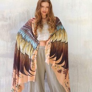 藏紅花翅膀披肩