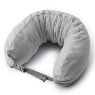 無印良品 - 舒適貼頸枕 - 淺灰色