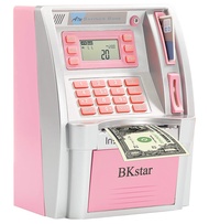 2024 Upgraded ATM Piggy Bank for Real Money Kids Adults with Debit Card, Bill Feeder, Coin Recogniti
