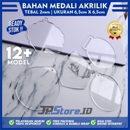 JPID ACRYLIC GRADUATION MEDAL MATERIAL POLOS DIAMETER 6.5 CM 7 CM 7.5 CM - MEDAL MATERIAL IN VARIOUS