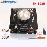 Aideepen ZK-502H HIFI Bluetooth 5.0 TPA3116D2 Digital Power Audio Amplifier Board 50WX2สเตอริโอ AMP