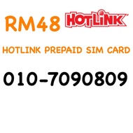 Hotlink Prepaid Sim Card 010-7090809