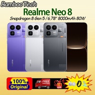 Realme Neo 8 Snapdragon 8 Gen 5 6.78inch 8000mAh Realme Neo 7 Turbo Dimensity 9400e Dual SIM Realme 