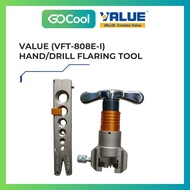 Value Flaring Tool VFT-808L-I VFT-808UA-I VFT-808E-I 1/4" 5/16" 3/8" 1/2" 5/8" 3/4" (Inch) Flaring T