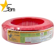 สายไฟโซล่าเซลล์ STURN PV1-F ขนาด 1x4 SQ.MM. 0.6/1kV AC (1.5 kV DC) 90C Rated มาตราฐาน EN50618 สินค้า