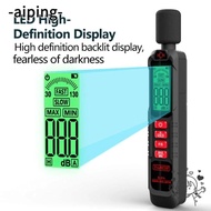 AIPING Noise Meter, 30-130dB Digital Display Sound Level Meter, Professional 125Hz-8KHz Windproof De