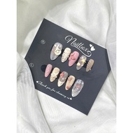 Embossed sea nails 02