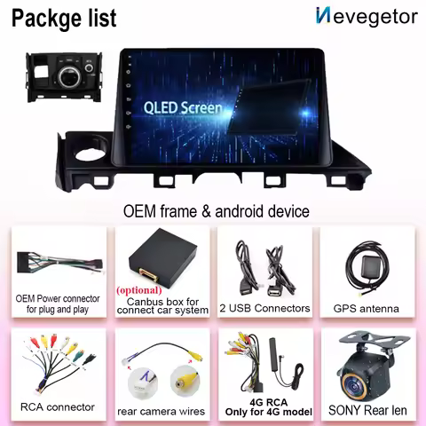 Android 15 For Mazda 6 Mazda6 III 3 GJ GL ATZ 2015 - 2019 Car Dvd Radio Stereo Multimedia Player GPS