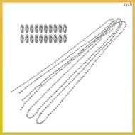 zhiyuanzh Chain with Matching Connector Fan Pull Beaded Metal for Fans Chandelier Ceiling