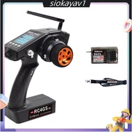 Radiolink RC4GS V3 2.4G 5CH 2.4G 5CH 400M Range Transmitter with R6FG Gyro Receiver for RC Cars and 