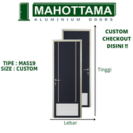 MAHOTTAMA - Pintu Kamar Mandi Toilet WC Jalusi / Tidur Rumah Utama Aluminium 80 x 200cm Rumah 1 Set 