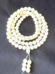 💮已開光 已加持💮💛佛教七寶💛玉化一線天硨磲108念珠💲3️⃣5️⃣0️⃣