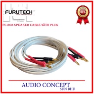 Furutech FS-303 16AWG Speaker Cable With Plug-Pair