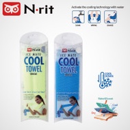 N-rit Ice Mate Cool Towel Single 冰涼巾 | 持久冰感效果 | 韓國製造 - NSC325S-B (螢光綠色)