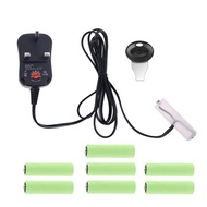 [HOT SELL] AA Battery Eliminator UK Power Supply Adjustable Voltage 3V 4.5V 6V 9V 12V Adapter Can Re
