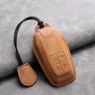 Leather Car Remote Key Case Cover for Ferrari F430 488 458 F12 Roma 812 F8 Auto Key Shell Fob Protec