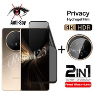 2in1 For Honor Magic V5 5G 2025 Anti-Privacy Hydrogel Films and Camera Flim For HONOR MagicV5 Magic 