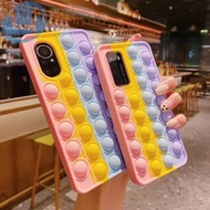 【Ready Stock】✘POP IT CELLPHONE SOFT CASE for REALME C12 C15 C25 C11(2021) C20 Realme8 Realme8Pro Rea