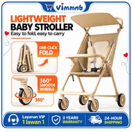 [15% Coupons] 1-Second Foldable Baby Stoller 5-Pt Harness & Detachable Tray Portable pocket stoller