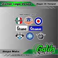 Vespa Logo Sticker - Scooter Logo Sticker - Matic Sticker
