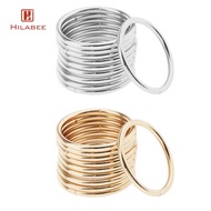 [UsusexaMY] 10pcs Welded Iron Metal Dream catcher Rings Macrame Hoop Loop Craft Silver