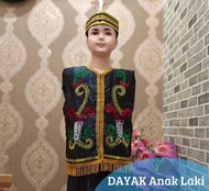 baju dayak anak // pakaian dayak adat kalimantan