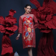 NONA RARA - Saras Encim CNY D0512, modern women's batik work dress