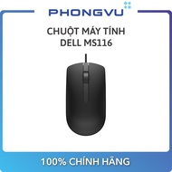Chuột máy tính Dell MS116 (Đen) - Bảo hành 12 tháng