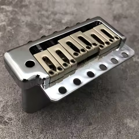 Wilkinson 2 Post Point Chrome Electric Guitar Tremolo System Bridge WOV09 For ST and Suhr Guitar