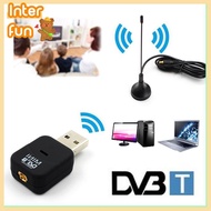 [InterfunS] Digital DVB-T2/T DVB-C USB 2.0 TV Tuner Sti Receiver with Remote Control [NEW]