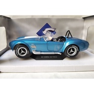 SOLIDO 1/18 SHELBY AC COBRA 427 MKII 1965 SHELBY Car Model Alloy Front Cover Can Be Opened. Left Rig