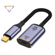 USB-C to Mini Displayport Adapter Converter USB-C Type C Female Source to Mini Displayport 1.4 8K 60