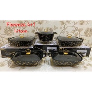 Promo Flash Sale... set prasmanan keramik 13 dan 15 inch isi 5/prasmanan marble putih/prasmanan pink