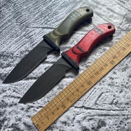 tdoor Survival Hunting Knife High Hardness Sharp_9Cr18Mov Blade G10 H
