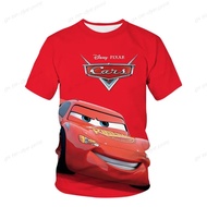 Summer cartoons for children no. 95 Red Racing 3D Printed T -shirt Girls Casual Casual Rap