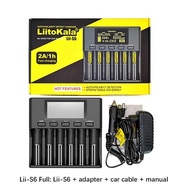 LiitoKala lii-600 Li-ion-3.7V Ni-MH1.2V Battery Charger 4 Slots Independent Charging Portable 18350 16340 14500 Battery Charger