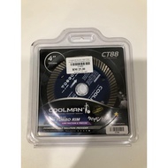 111855 4'' DIAMOND BLADE -THIN TURBO BLADE CT88(COOLMAN)
