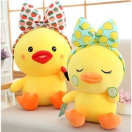 Adorable Makeup Yellow Duck Teddy Bear - Extremely Cute Makeup Ugly Duckling Duck Plushie Soft Toy