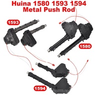 Huina 1580 1593 1594 Metal Push Rod with Gearbox 2S 7.4V for Bucket and Small Arm 1/14 RC Metal Exca