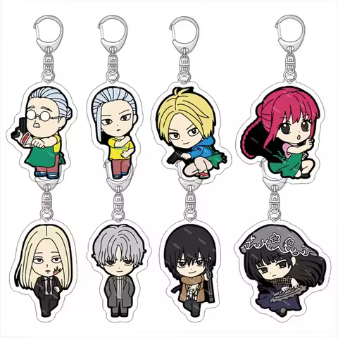 Anime Keychain Sakamoto Days Shin Asakura Taro Sakamoto Anime Goods Collection Accesorios Home Desk 