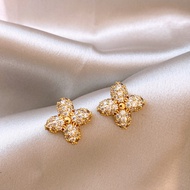 Emerald Four-Leaf Clover Earrings