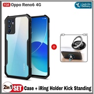 Case Oppo Reno 6 4G Soft Hard Transparan Casing Cover