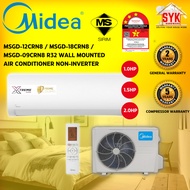 SYK MIDEA 1Hp MSGD-09CRN8 1.5Hp MSGD-12CRN8 2Hp MSGD-18CRN8 Xtreme Dura R32 Air Conditioner Aircon P