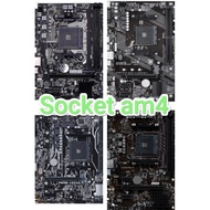 MOTHERBOARD SOCKET AM4 (used) asus msi biostar gigabyte..