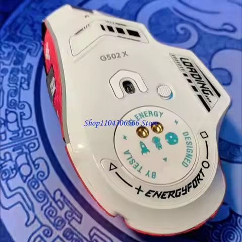 02DD Glass Mouse Feet for G502 X Lightspeeds / G502 X Mouse Round Curved Edges Skates