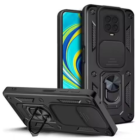 Shockproof Armor Case for xiaomi Redmi Note 9s/ Redmi Note 9 Pro/redmi note 9 pro max Ring Holder Sl