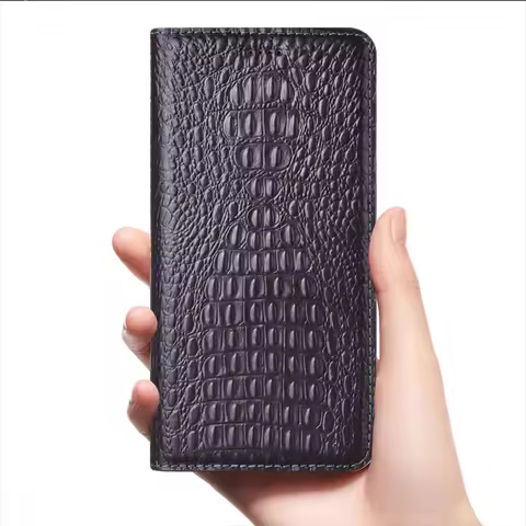 For LG G8 G8s G8X V60 V50S V50 V40 V35S V30S V30 ThinQ 5G Crocodile back flip phone case protective 